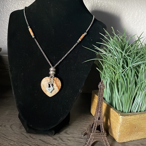 BRIGHTON LISTEN YOUR HEART LONG NECKLACE. - Picture 2 of 6